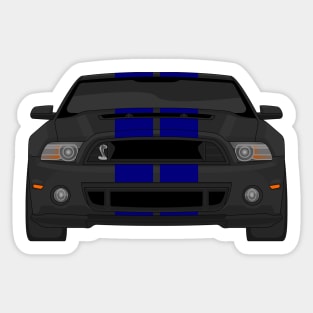 MUSTANG SHELBY GT500 BLACK Sticker